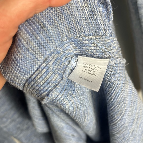 J. Jill Sky Blue Knit Tunic - Picture 4 of 8